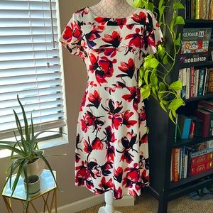 Ivanka Trump fully lined stretch poly dress